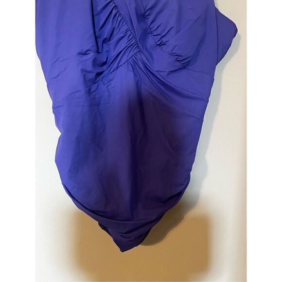 Lands End Women’s 24W DDD Cup Slender Carmella One Piece Swimsuit Tummy Control - Picture 4 of 7